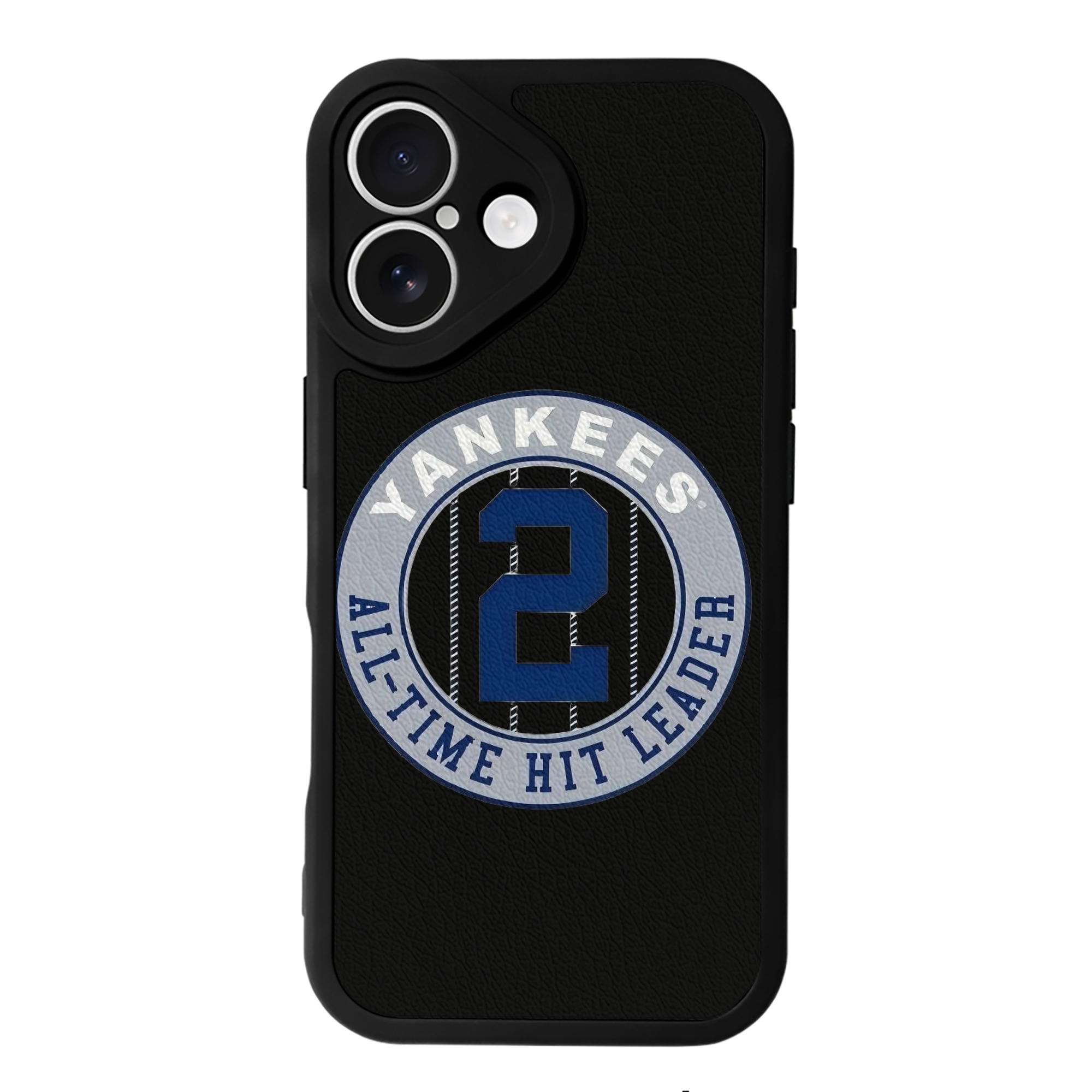 Derek Jeter 4 IPhone 16 Silicone Leather Case – UV Print, Lambskin Texture – Perfect Fit, Wireless Charging Compatible, Scratch Resistant, Precise Cutouts – Stylish Protection For IPhone 16